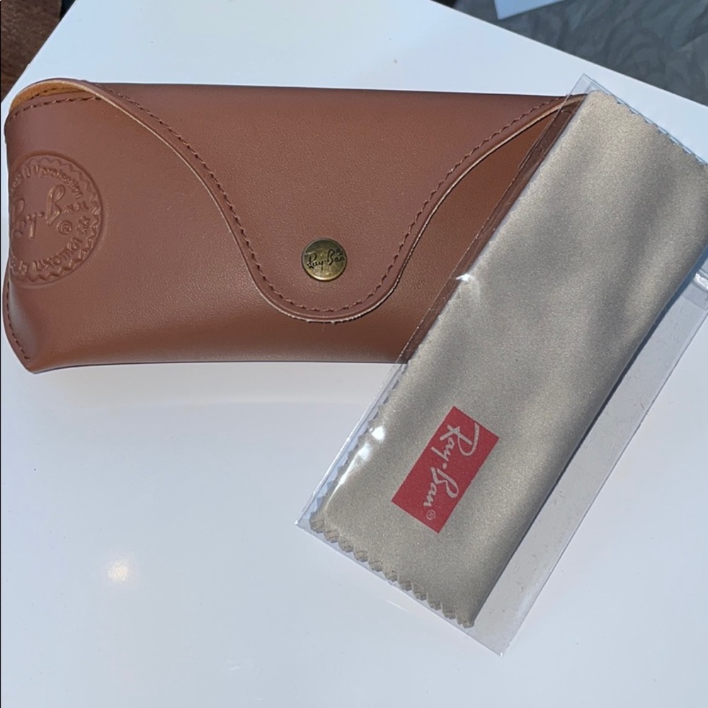 Ray-Ban brown sunglass case brand new